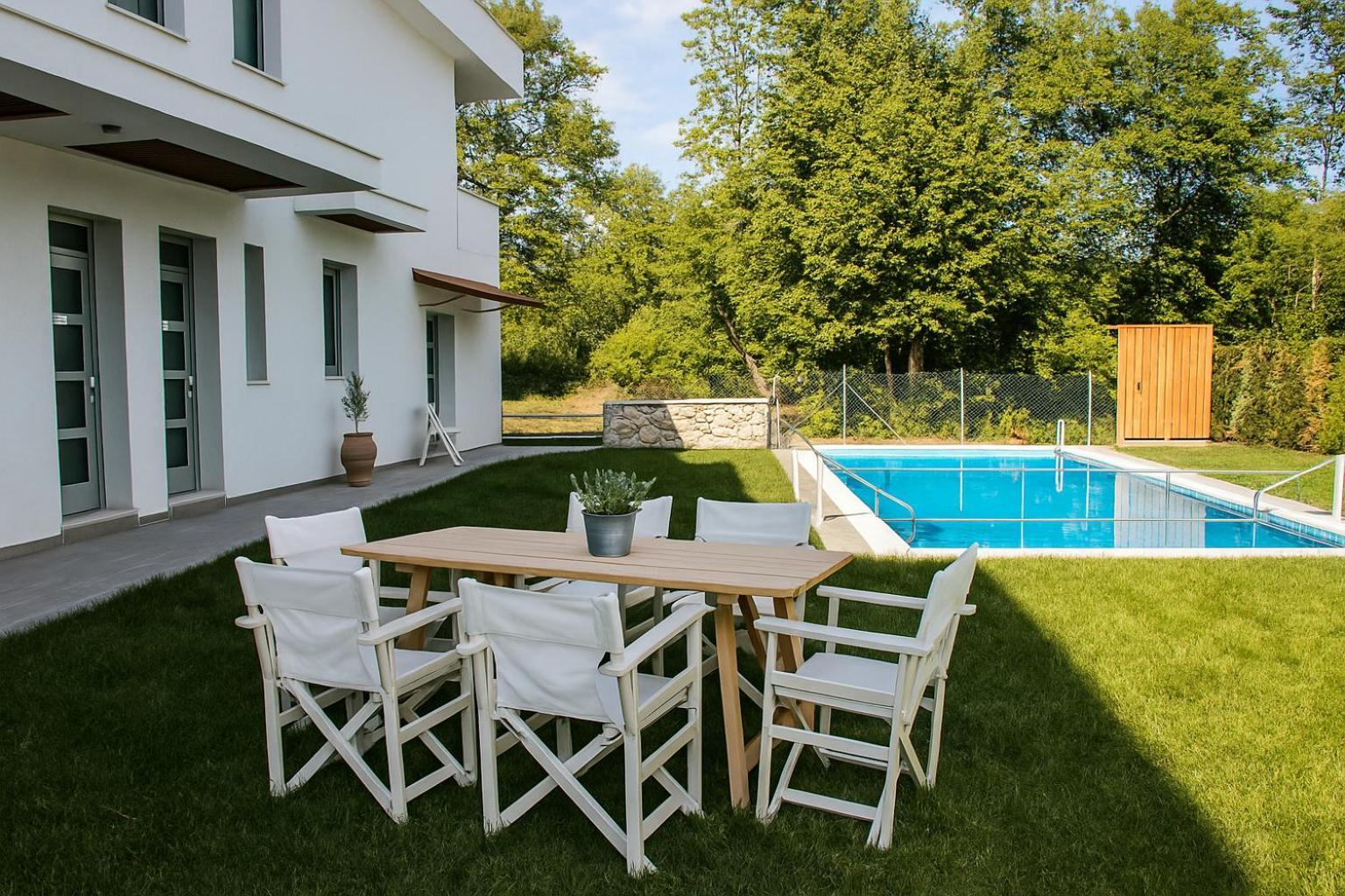 Aristotelia Gi Ikies - Olympiada Poolside Retreats エクステリア 写真
